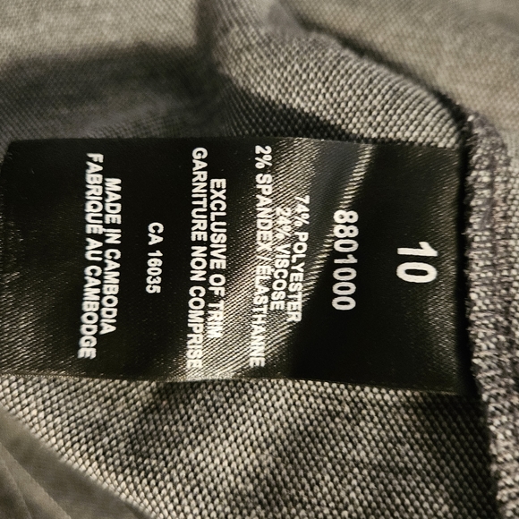 Rachel Roy midi pinstripe dress size 10 - Picture 8 of 11